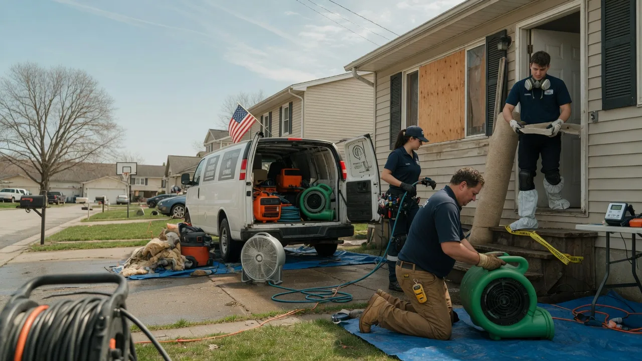 Water Damage Restoration in Riley, IN near me